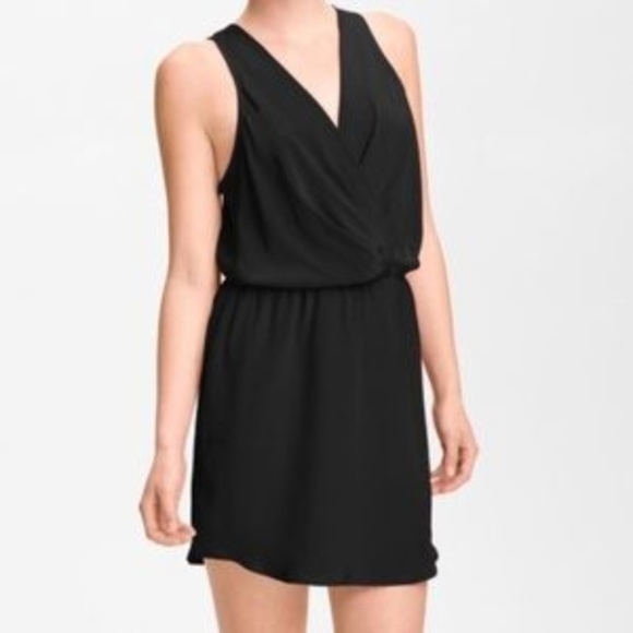 Rory Beca Dresses & Skirts - Rory Beca Black Silk Maya Shirttail Wrap Dress